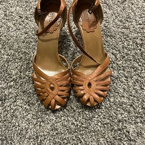 Brown Strappy Sandals